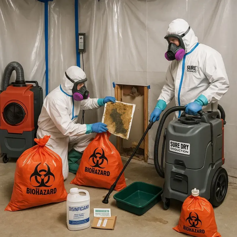 Contaminated Water Handling Protocols process in Seymour, CT